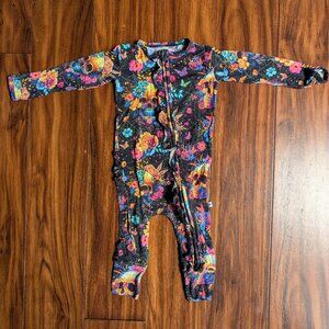 Bums & Roses Frida Skuhlo Ruffle Romper, 6-9m GUC